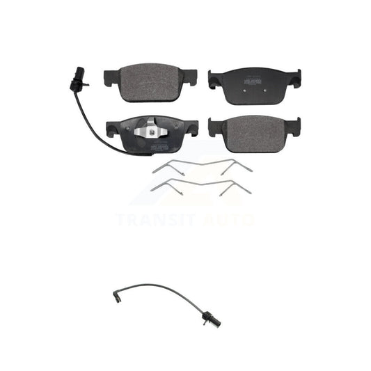 Semi-Metallic Disc Brake Pad And Extra Wear Sensor Front Kit For Audi A4 Quattro