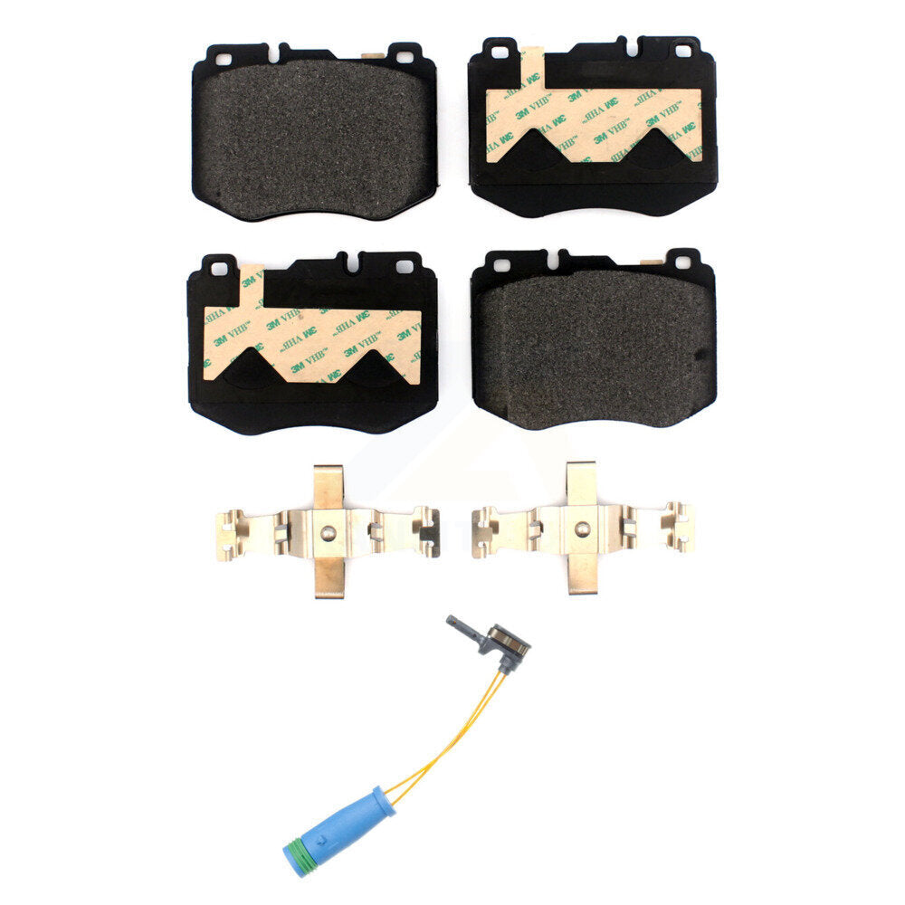 Semi-Metallic Brake Pad Wear Sensor Front Kit For Mercedes-Benz C300 GLC300 E300