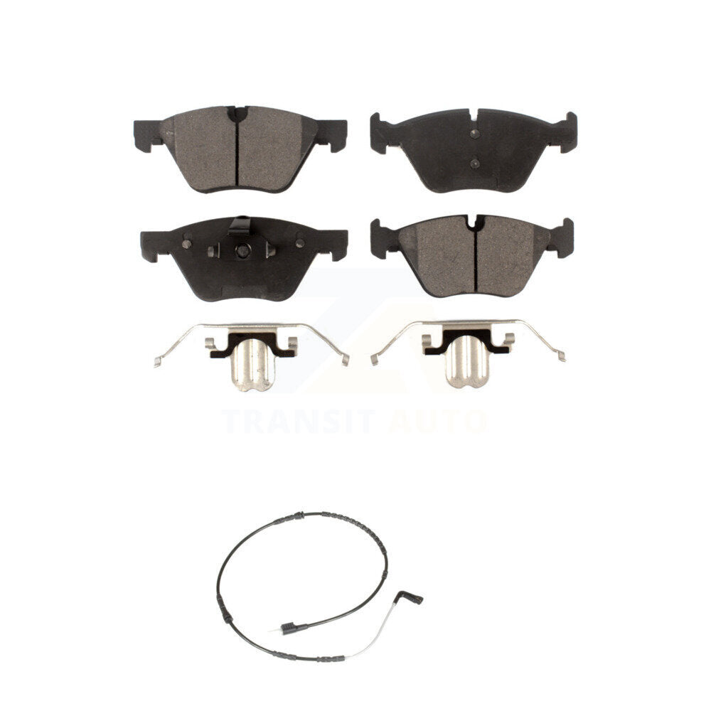 Semi-Metallic Disc Brake Pads And Wear Sensors Front Kit For BMW Z4