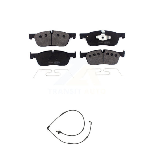 Semi-Metallic Brake Pad And Wear Sensor Front Kit For Land Rover Discovery Sport