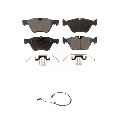 Semi-Metallic Disc Brake Pads And Wear Sensors Front Kit For BMW 525i