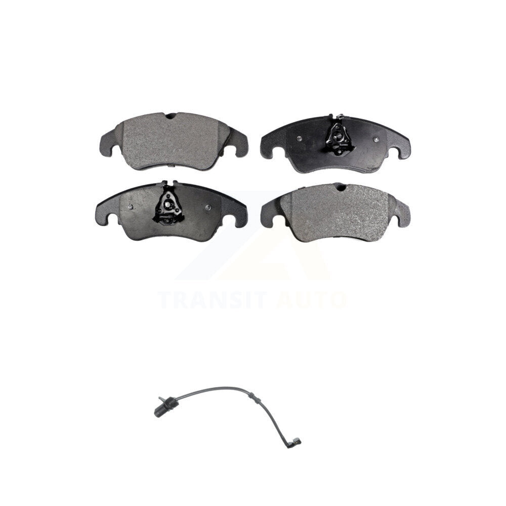 Semi-Metallic Disc Brake Pads And Wear Sensors Front Kit For Audi A7 Quattro A6