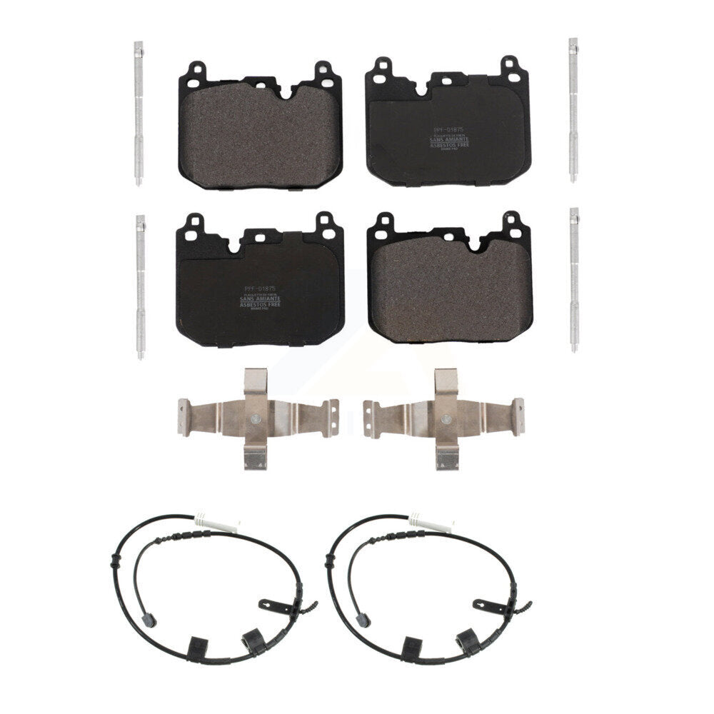 Semi-Metallic Disc Brake Pads And Wear Sensors Front Kit For Mini Cooper
