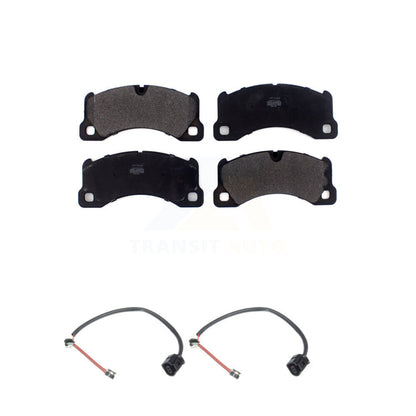 Semi-Metallic Disc Brake Pads Wear Sensor Front Kit For Porsche Cayenne Panamera