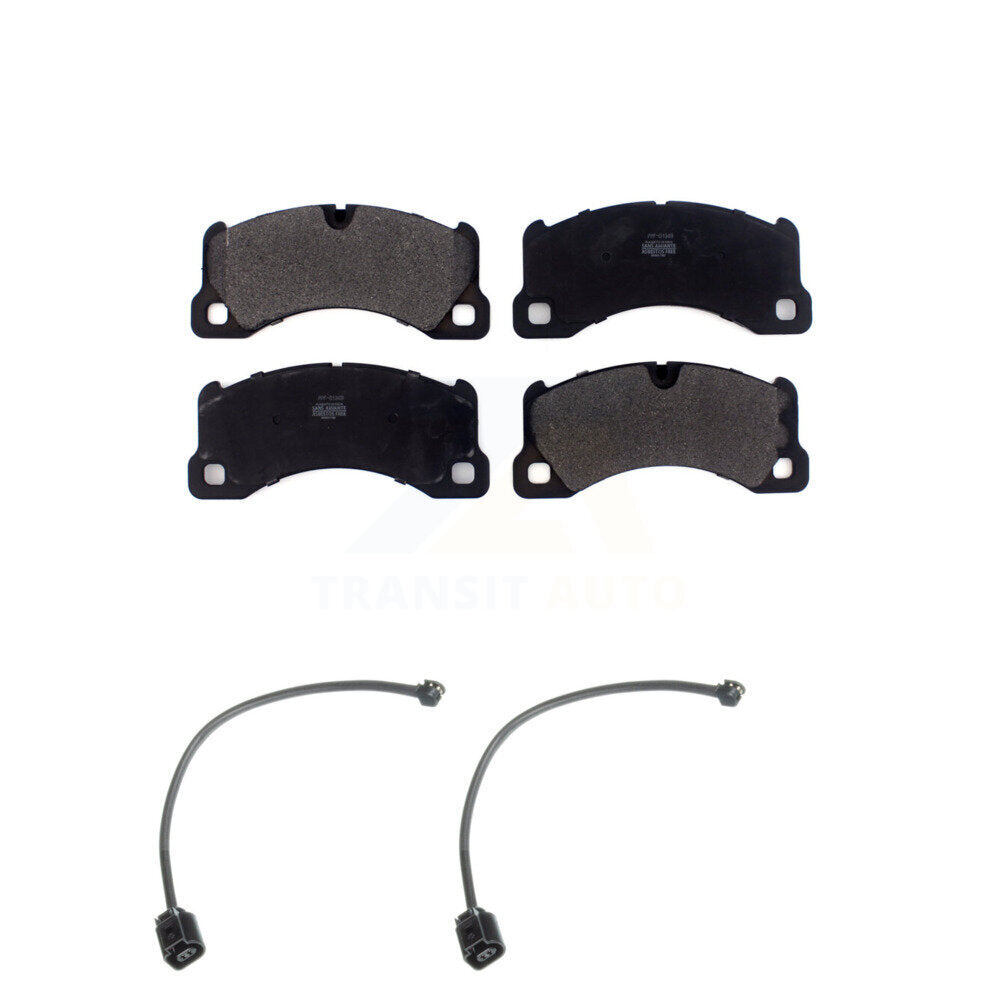 Semi-Metallic Brake Pad And Wear Sensor Front Kit For Porsche Cayenne Volkswagen