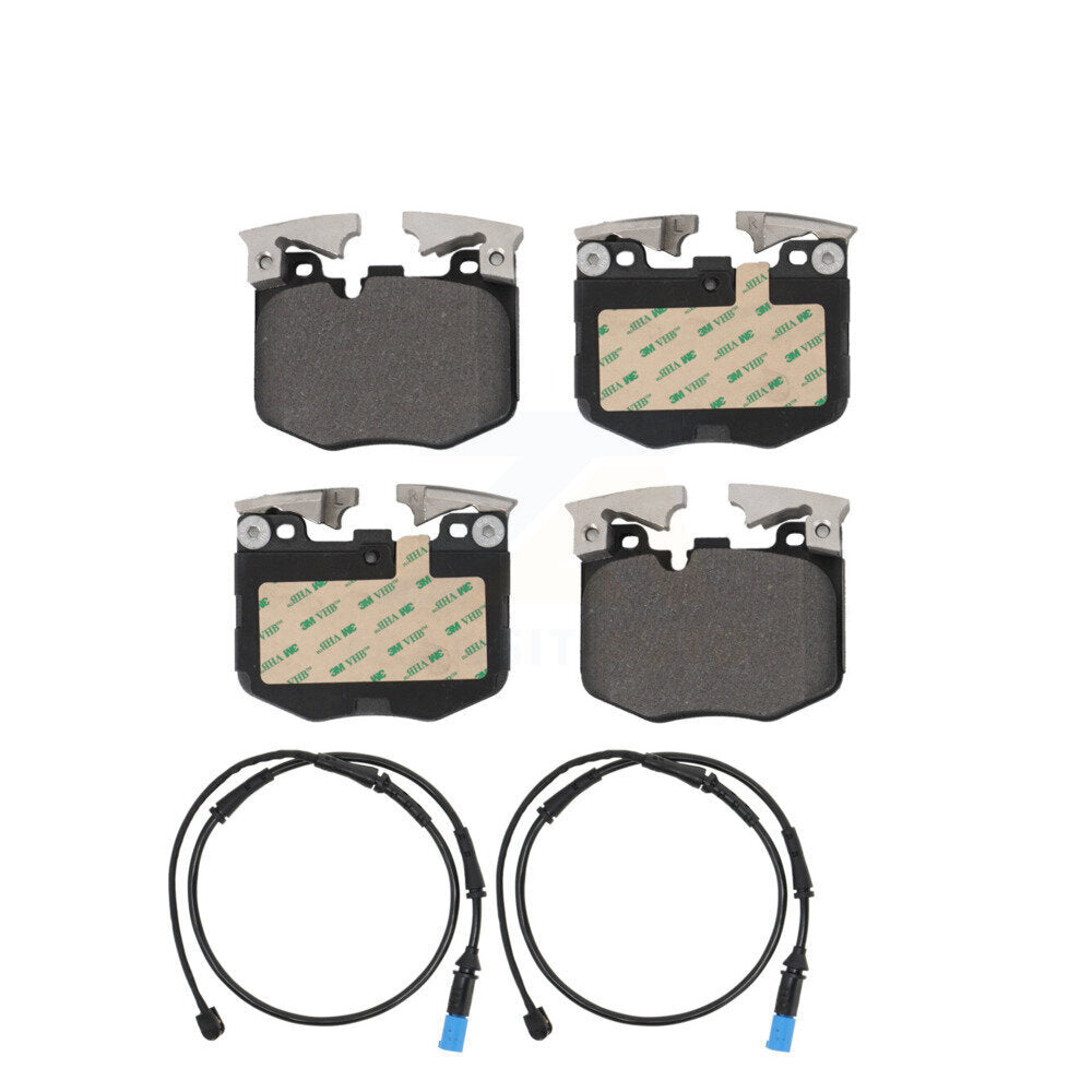 Semi-Metallic Disc Brake Pads And Wear Sensors Front Kit For BMW X5 X7
