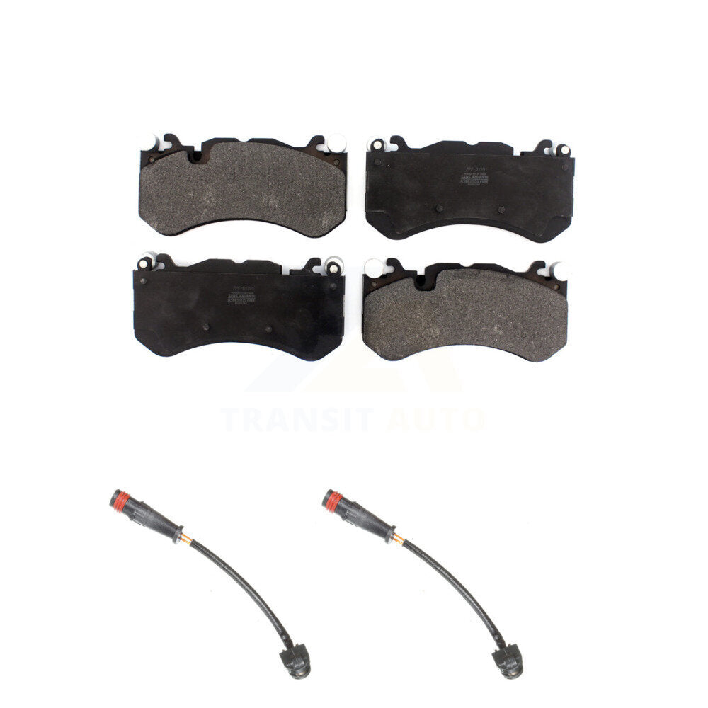 Semi-Metallic Brake Pads Wear Sensor Front Kit For Mercedes-Benz C63 AMG S63 G63