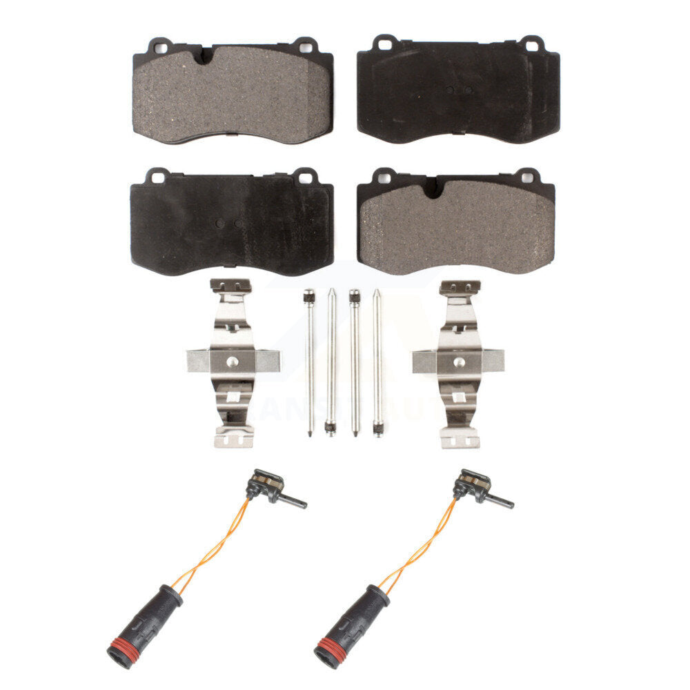 Semi-Metallic Brake Pad Wear Sensor Front Kit For Mercedes-Benz SL550 S350 CL550