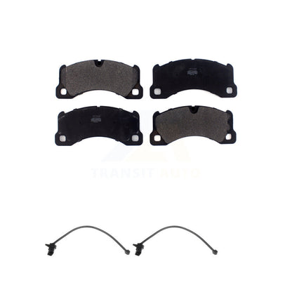 Semi-Metallic Disc Brake Pads And Wear Sensors Front Kit For Porsche Macan