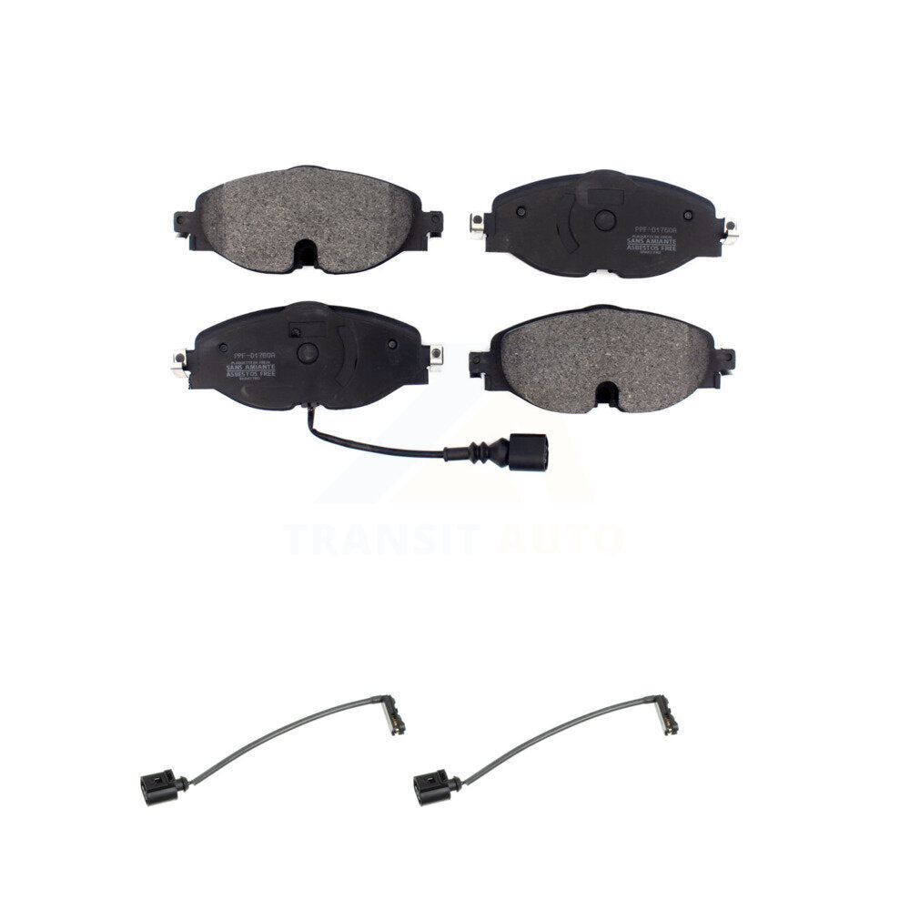 Semi-Metallic Disc Brake Pad And Extra Wear Sensor Front Kit For Audi TT Quattro