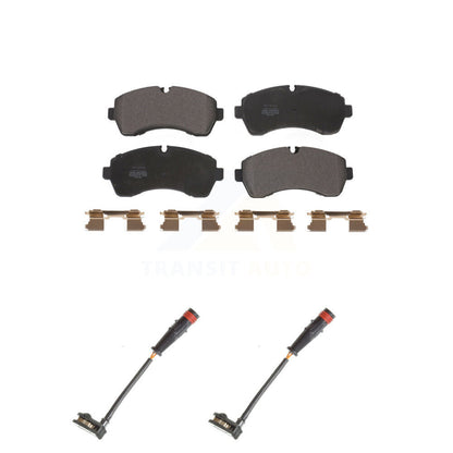 Semi-Metallic Brake Pads & Wear Sensor Front Kit For Mercedes-Benz Sprinter 2500