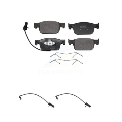 Semi-Metallic Disc Brake Pad And Extra Wear Sensor Front Kit For Audi A4 Quattro