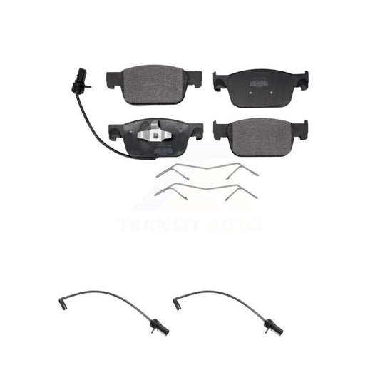 Semi-Metallic Disc Brake Pad And Extra Wear Sensor Front Kit For Audi A4 Quattro