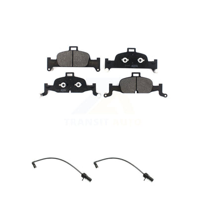 Semi-Metallic Brake Pad & Wear Sensor Front Kit For Audi A4 Quattro A5 Sportback