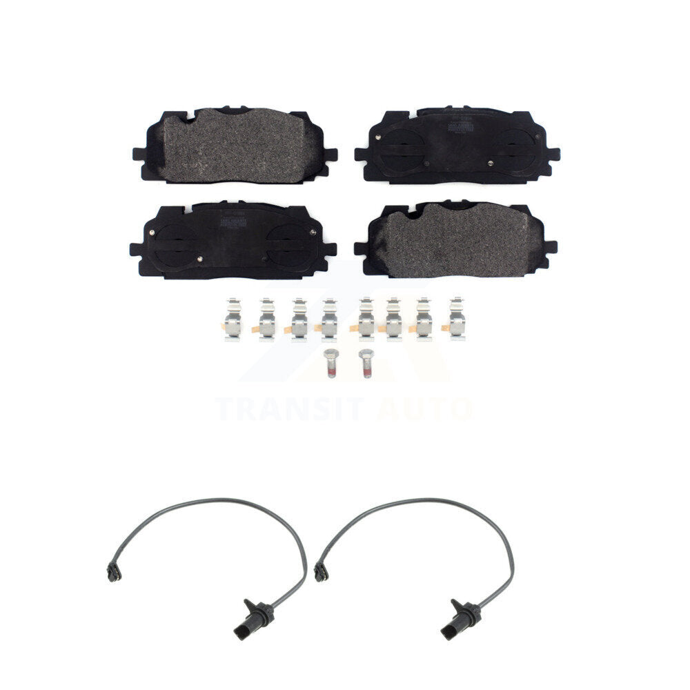 Semi-Metallic Brake Pad Wear Sensor Front Kit For Audi Q7 SQ5 S5 Q8 S4 Sportback