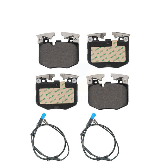 Semi-Metallic Disc Brake Pads And Wear Sensors Front Kit For BMW X3 X4