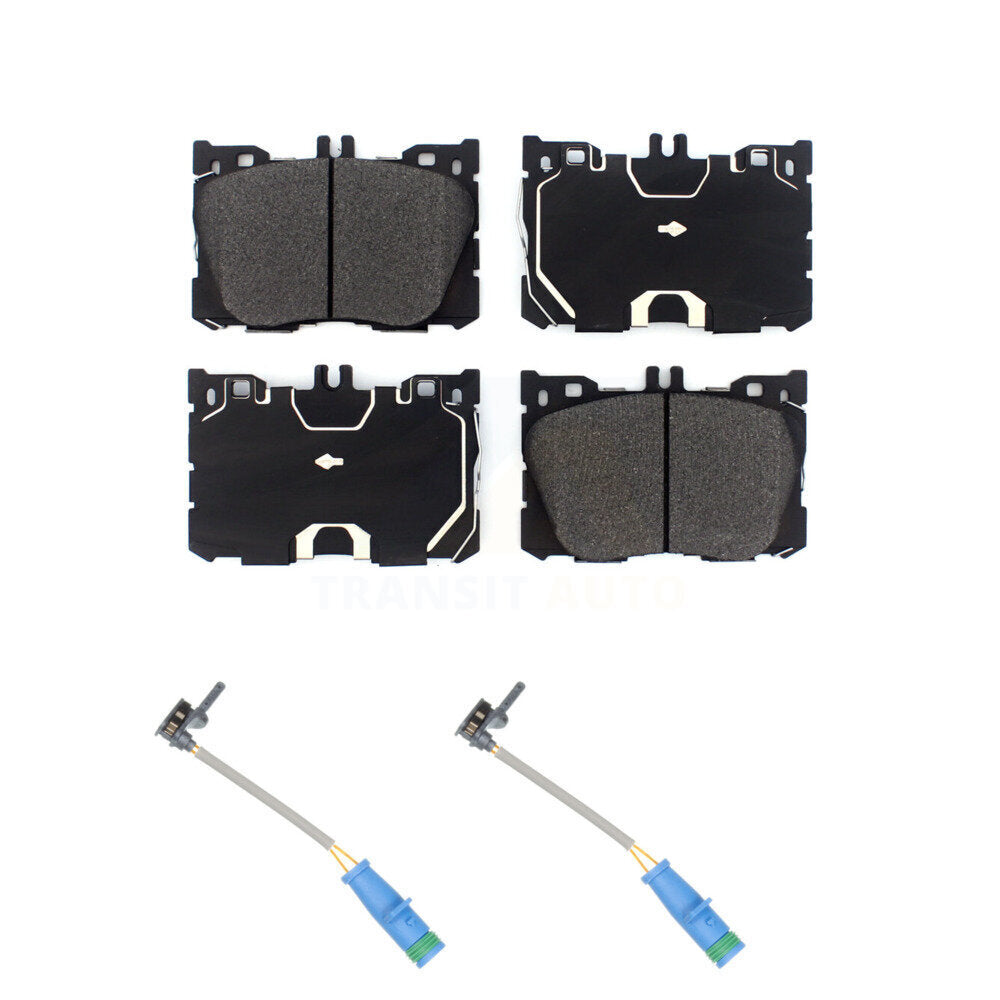 Semi-Metallic Brake Pad And Wear Sensor Front Kit For Mercedes-Benz E53 AMG 3.0L