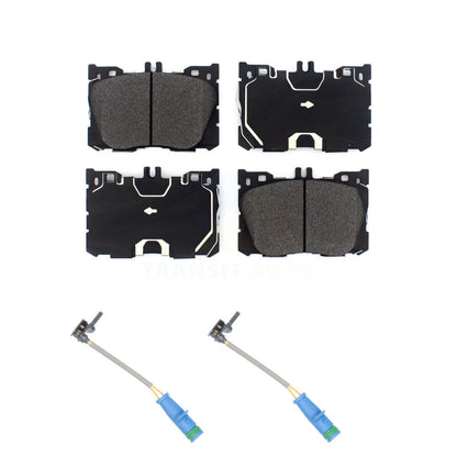 Semi-Metallic Brake Pad And Wear Sensor Front Kit For Mercedes-Benz E53 AMG 3.0L