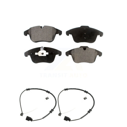 Semi-Metallic Disc Brake Pads And Wear Sensors Front Kit For Jaguar XK