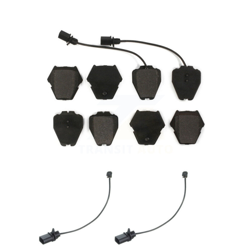 Semi-Metallic Disc Brake Pad & Extra Wear Sensor Front Kit For Volkswagen Passat