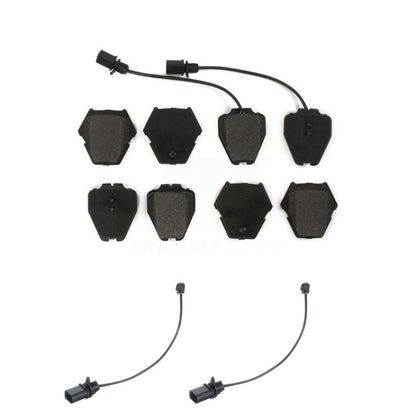 Semi-Metallic Disc Brake Pad & Extra Wear Sensor Front Kit For Volkswagen Passat
