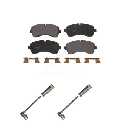 Semi-Metallic Brake Pads & Wear Sensor Front Kit For Mercedes-Benz Sprinter 3500