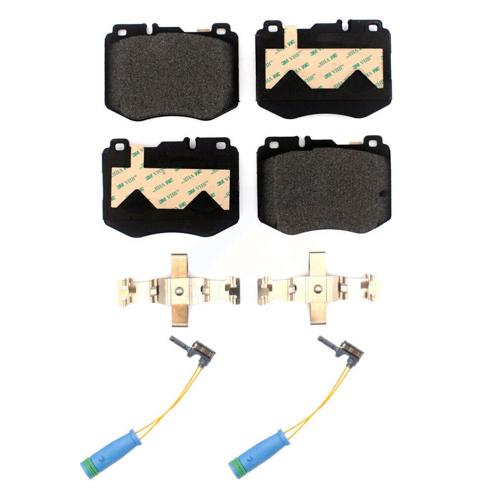 Semi-Metallic Brake Pad Wear Sensor Front Kit For Mercedes-Benz C300 GLC300 E300