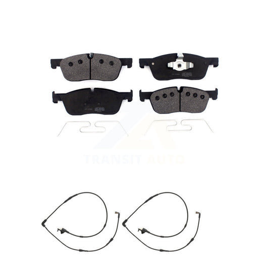 Semi-Metallic Brake Pad And Wear Sensor Front Kit For Land Rover Discovery Sport