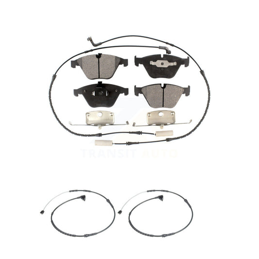 Semi-Metallic Disc Brake Pads And Extra Wear Sensors Front Kit For BMW Z4