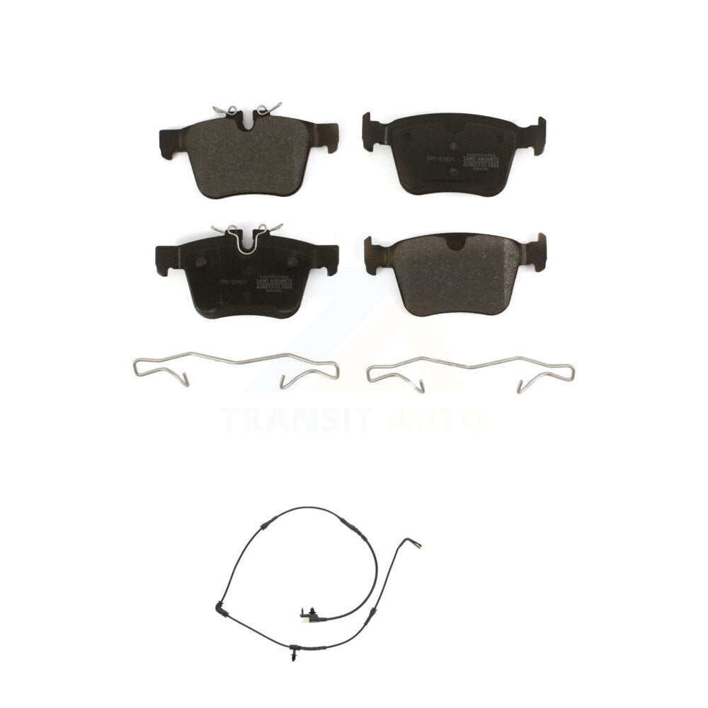 Semi-Metallic Disc Brake Pads & Wear Sensor Rear Kit For Land Rover Range Evoque