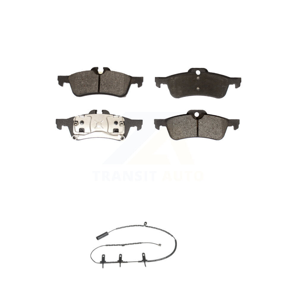 Semi-Metallic Disc Brake Pads And Wear Sensors Rear Kit For Mini Cooper