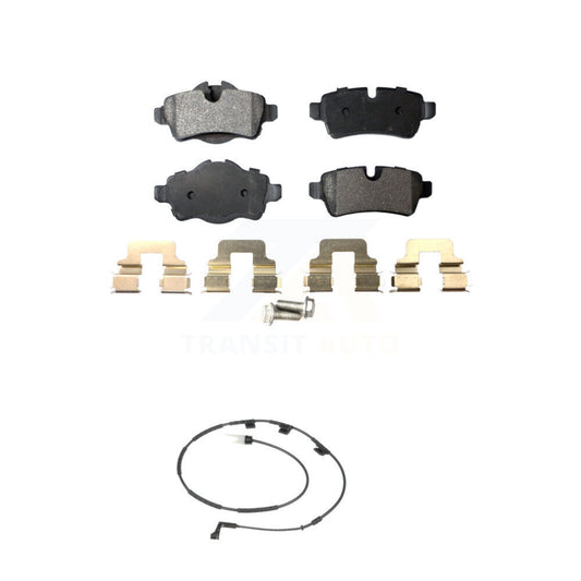 Semi-Metallic Disc Brake Pads And Wear Sensors Rear Kit For Mini Cooper