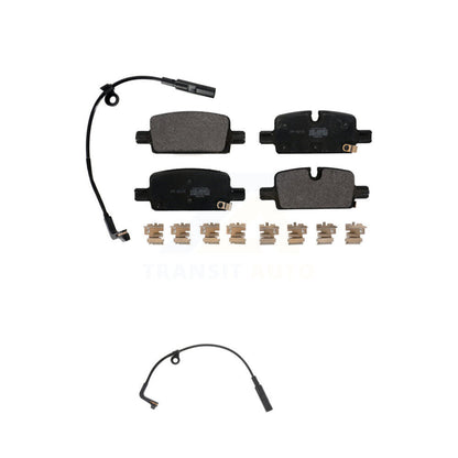 Semi-Metallic Brake Pad & Extra Wear Sensor Rear Kit For GMC Chevrolet Silverado