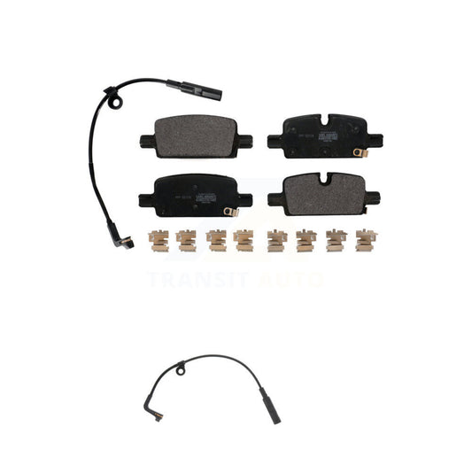 Semi-Metallic Brake Pad & Extra Wear Sensor Rear Kit For GMC Chevrolet Silverado