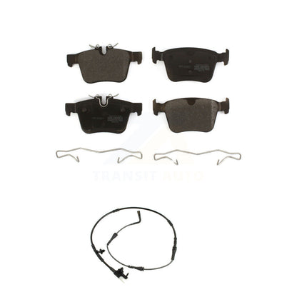Semi-Metallic Disc Brake Pads And Wear Sensors Rear Kit For Jaguar XE XF