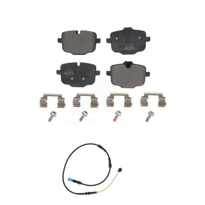 Semi-Metallic Disc Brake Pads And Wear Sensors Rear Kit For BMW X4