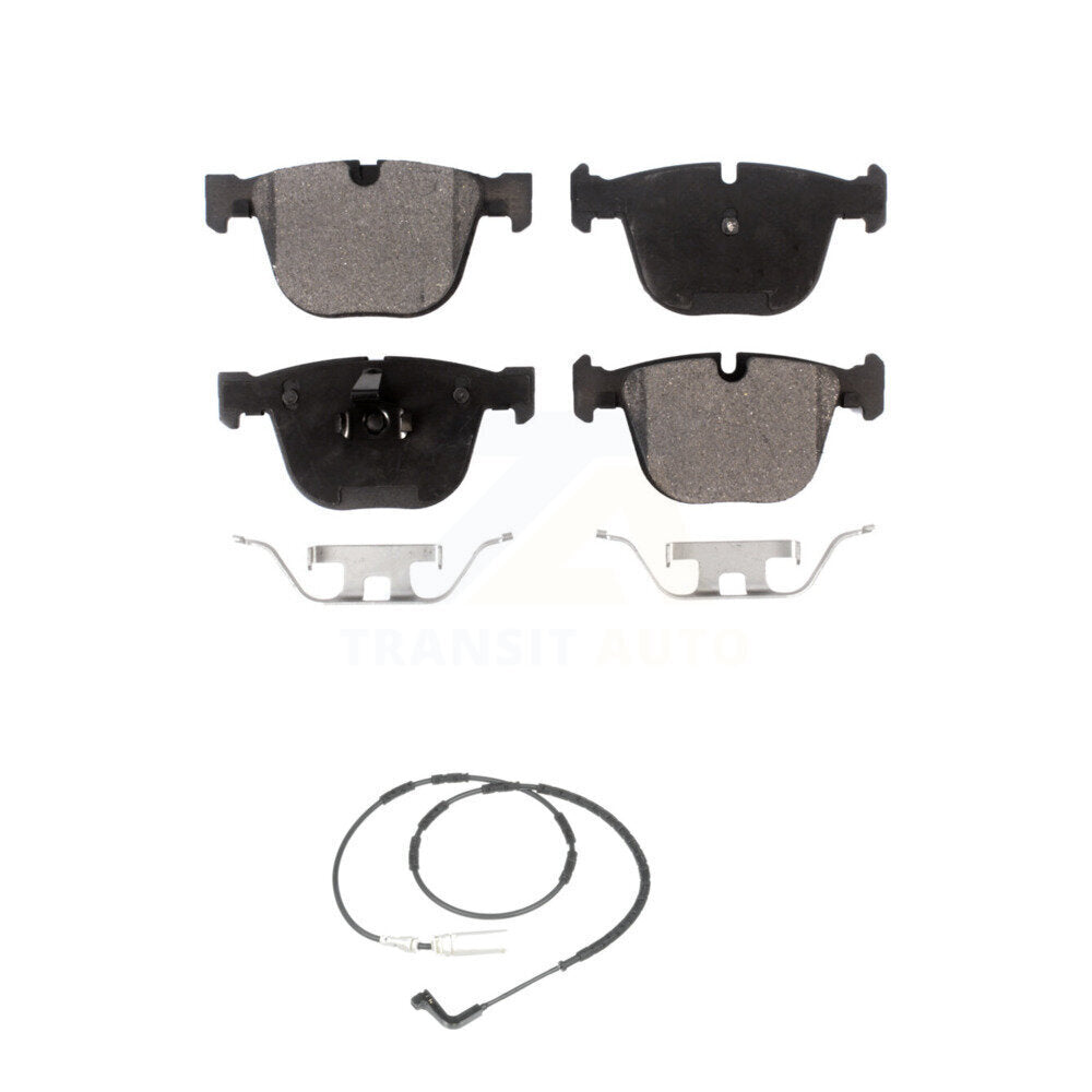 Semi-Metallic Disc Brake Pads And Wear Sensors Rear Kit For BMW M3 1 Series M