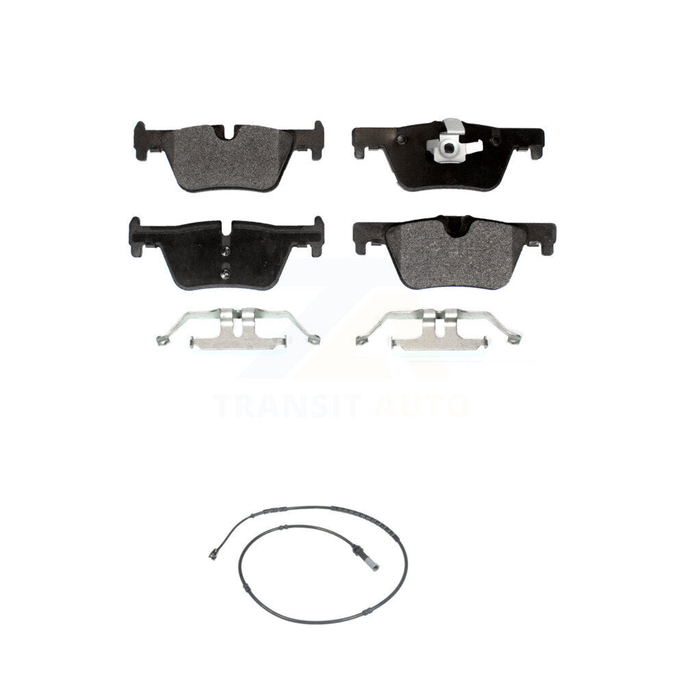 Semi-Metallic Brake Pads Wear Sensor Rear Kit For BMW 328i xDrive 330i 320i 428i