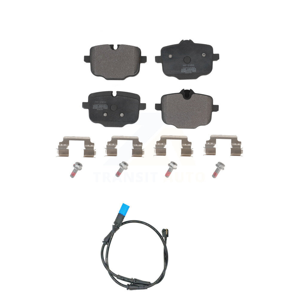Semi-Metallic Disc Brake Pads And Wear Sensors Rear Kit For BMW X3