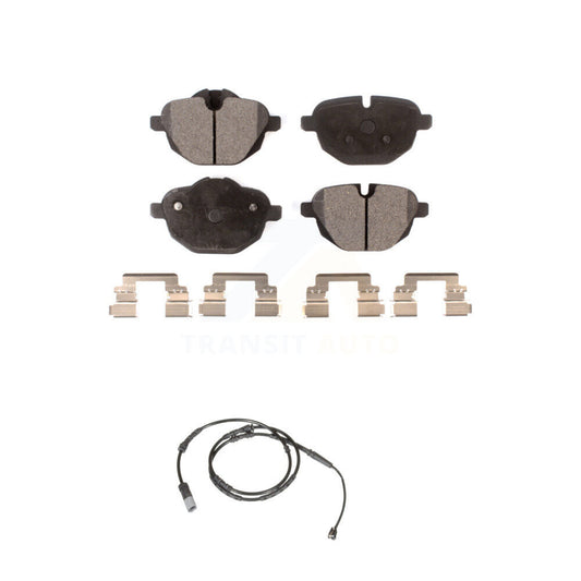 Semi-Metallic Disc Brake Pads And Wear Sensors Rear Kit For BMW X3 X4