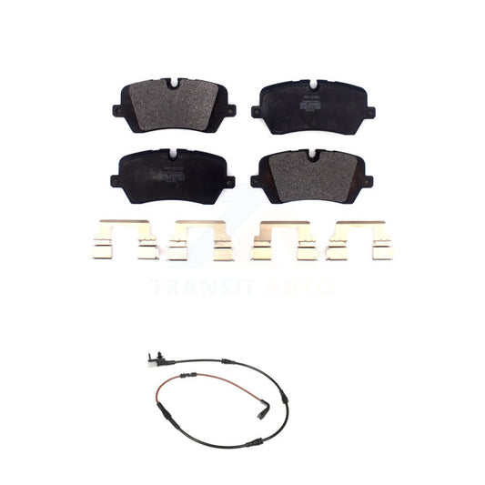 Semi-Metallic Disc Brake Pad And Wear Sensor Rear Kit For Land Rover Range Sport