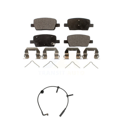 Semi-Metallic Disc Brake Pads And Wear Sensors Rear Kit For Cadillac CT6