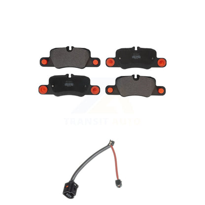 Semi-Metallic Disc Brake Pads And Wear Sensors Rear Kit For Porsche Panamera