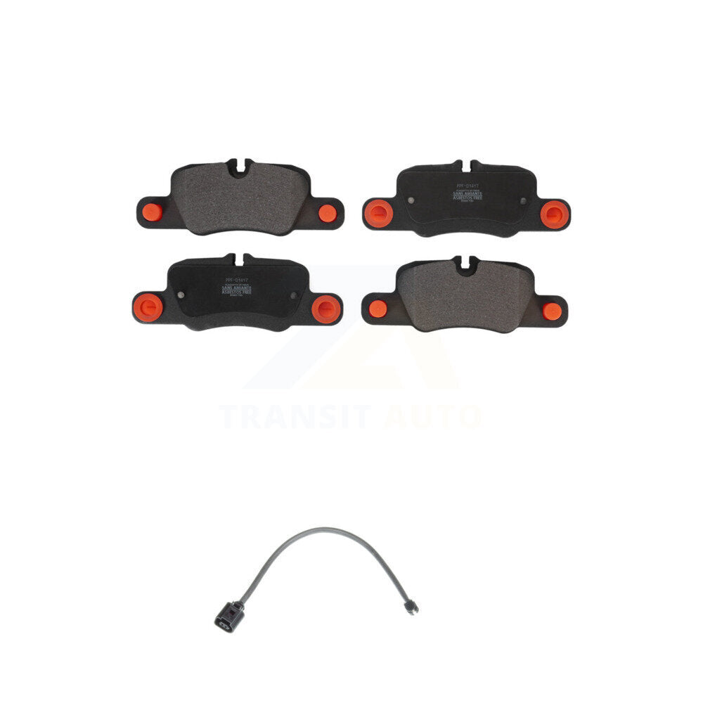 Semi-Metallic Brake Pad & Wear Sensor Rear Kit For Porsche Panamera with Harness