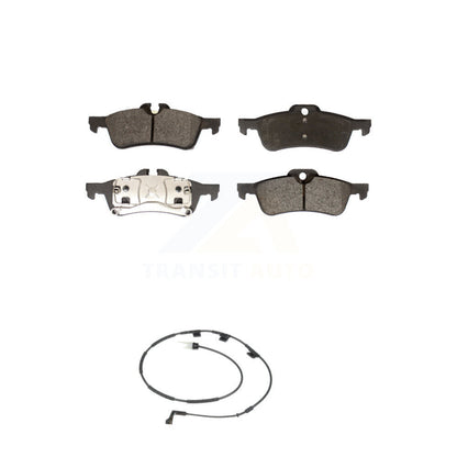 Semi-Metallic Disc Brake Pads And Wear Sensor Rear Kit For 2006 Mini Cooper 1.6L