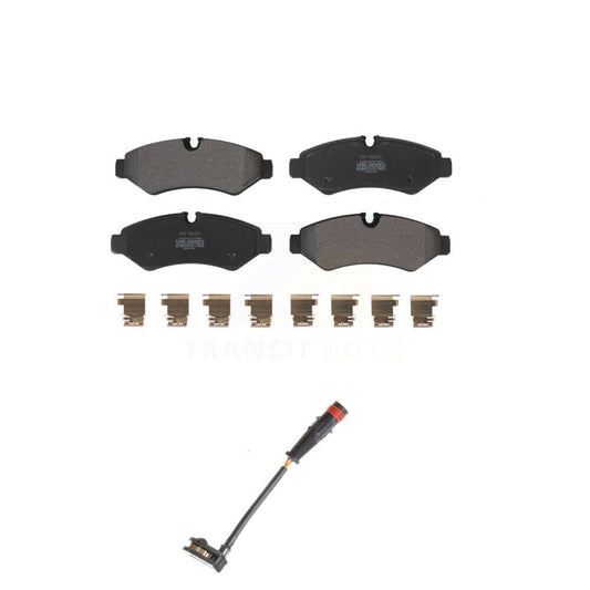 Semi-Metallic Brake Pad And Wear Sensor Rear Kit For Mercedes-Benz Sprinter 2500