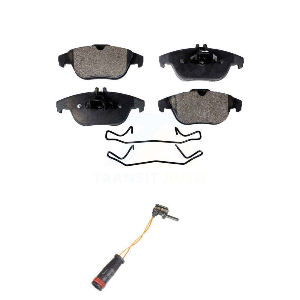 Semi-Metallic Brake Pads Wear Sensor Rear Kit For Mercedes-Benz C300 GLK350 E350