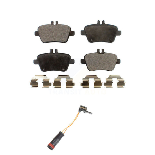 Semi-Metallic Disc Brake Pads And Wear Sensors Rear Kit For Mercedes-Benz SLK350