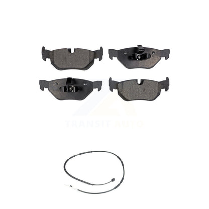 Semi-Metallic Disc Brake Pads And Wear Sensors Rear Kit For BMW 328i xDrive 128i