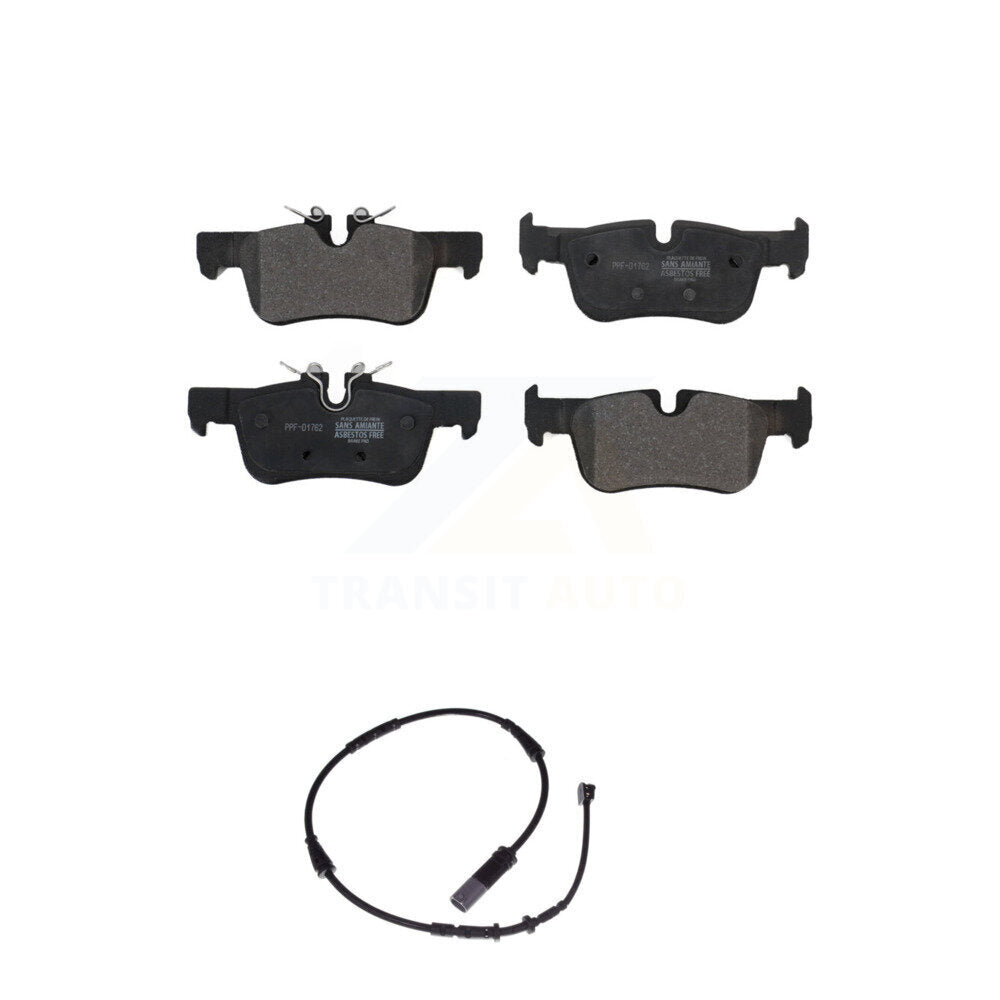 Semi-Metallic Brake Pad & Wear Sensor Rear Kit For BMW X1 Mini Cooper Countryman